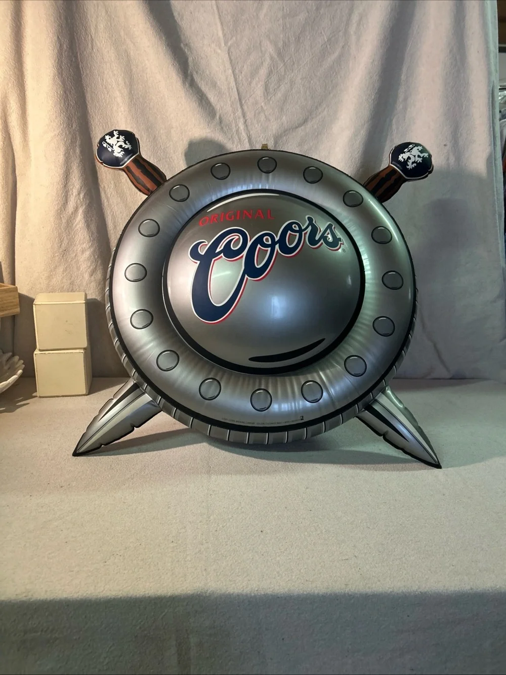 Coors Silver Inflatable Shield Wall Decor